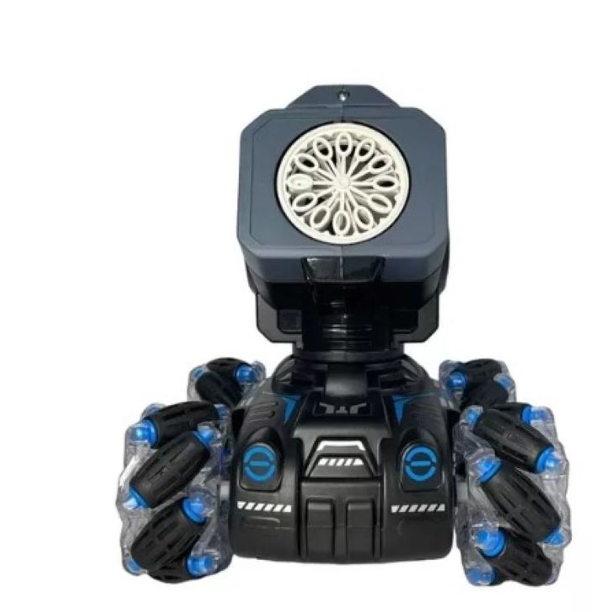 ZHOPI CO - Carro Tanque Juguete Control Remoto Cañón Lanza Burbujas
