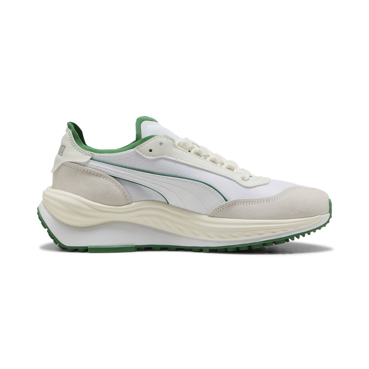 PUMA - Tenis Deportivos Marca Puma Rider Elite Blanco/ Beige Hombre