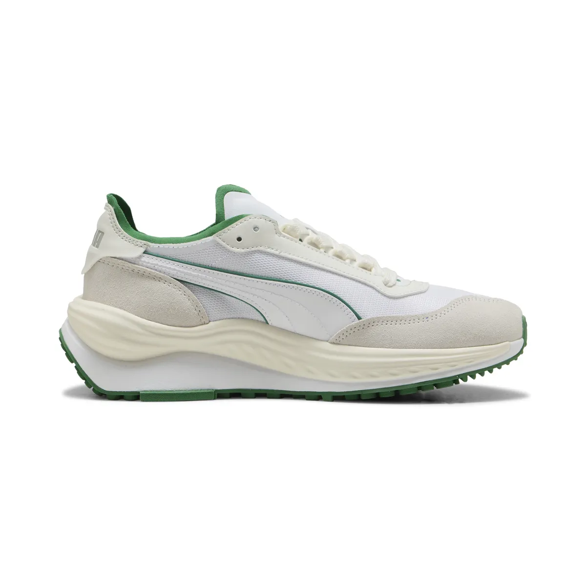 PUMA - Tenis Deportivos Marca Puma Rider Elite Blanco/ Beige Hombre