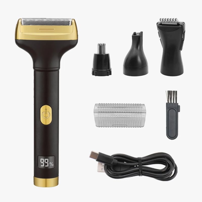 GEMEI GEEMY - DEPILADORA AFEITADORA UNISEX RECARGABLE INALAMBRICA