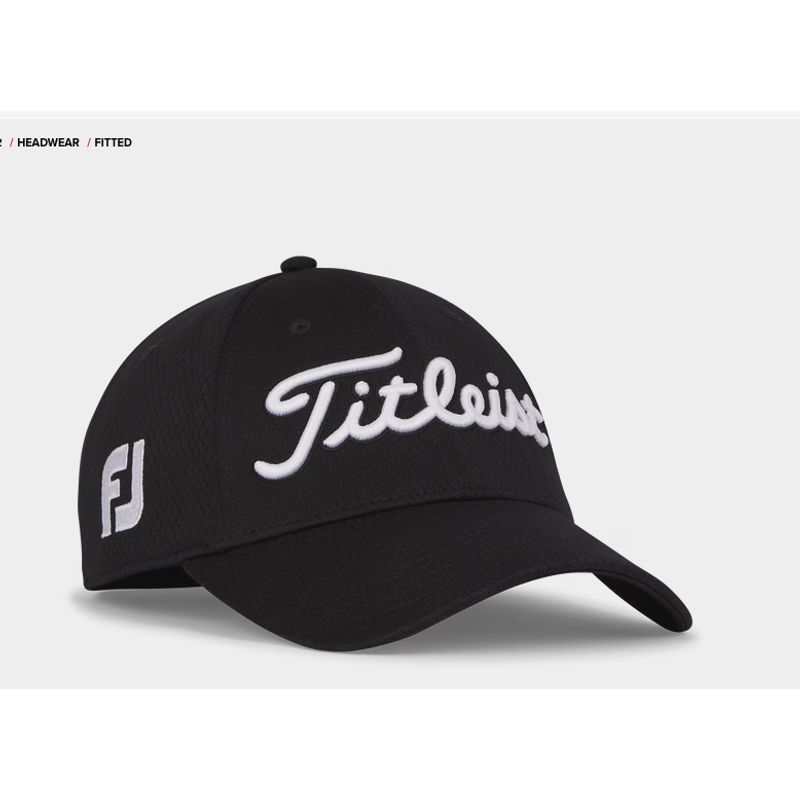 TITLEIST - Gorra Golf Titleist Tour Elite Fitted NEGRO TALLA M/L 2025