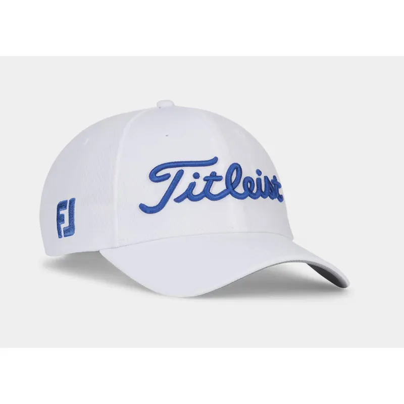 TITLEIST - Gorra Golf Titleist Tour Elite Fitted BLANCO/AZUL TALLA S/M 2025