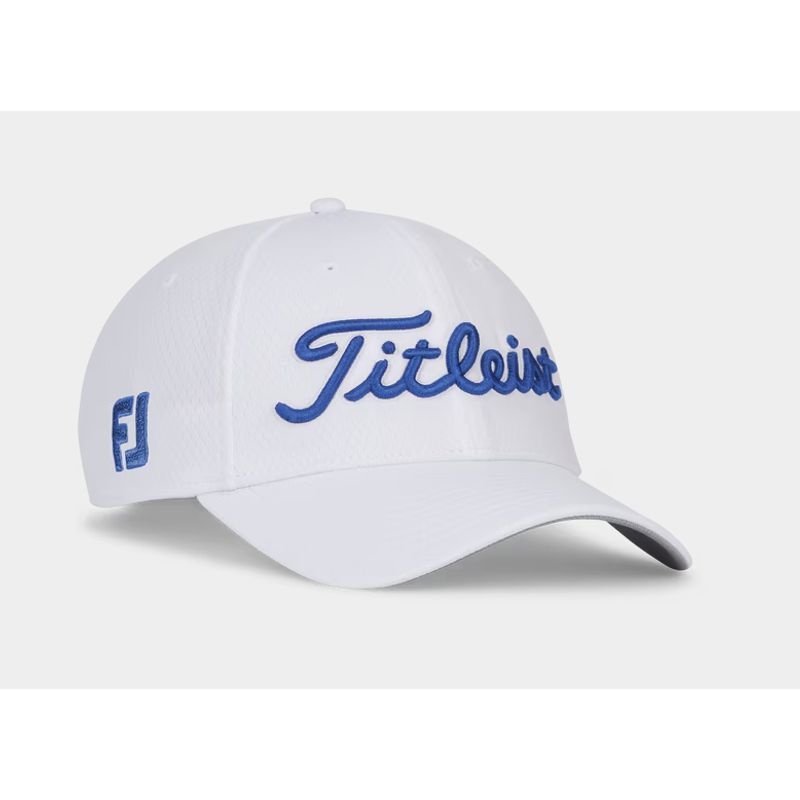 TITLEIST - Gorra Golf Titleist Tour Elite Fitted BLANCO/AZUL TALLA M/L 2025