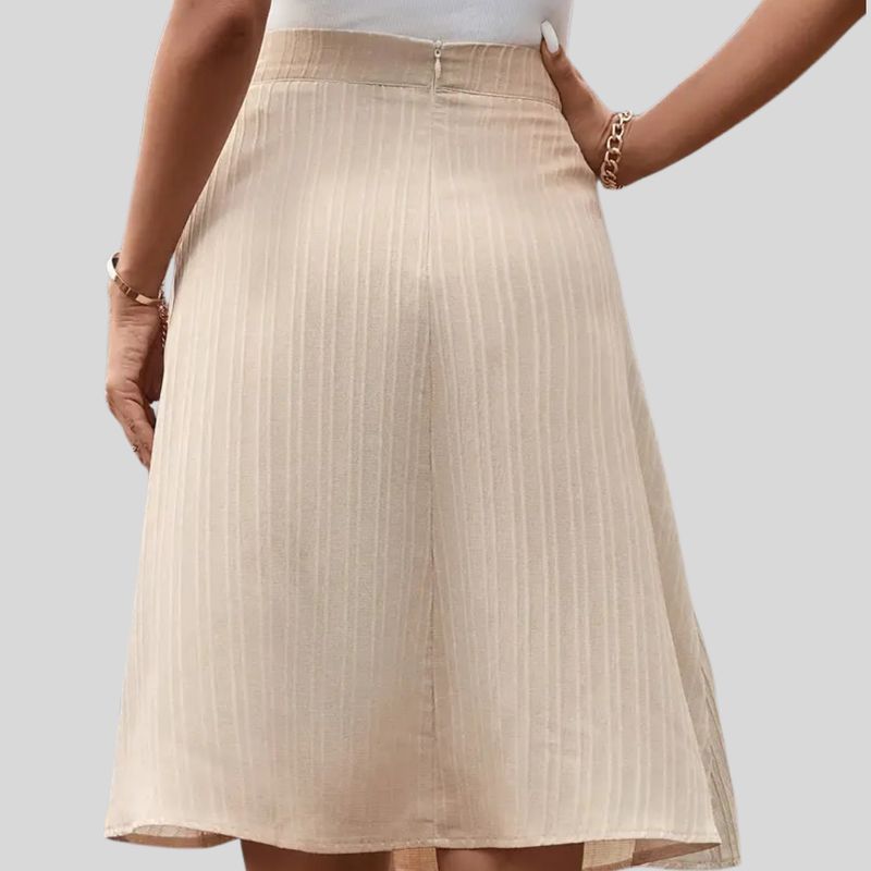 YURELKSHOP - FALDA MIDI ALTA CASUAL MUJER YURELKSHOP DAMA