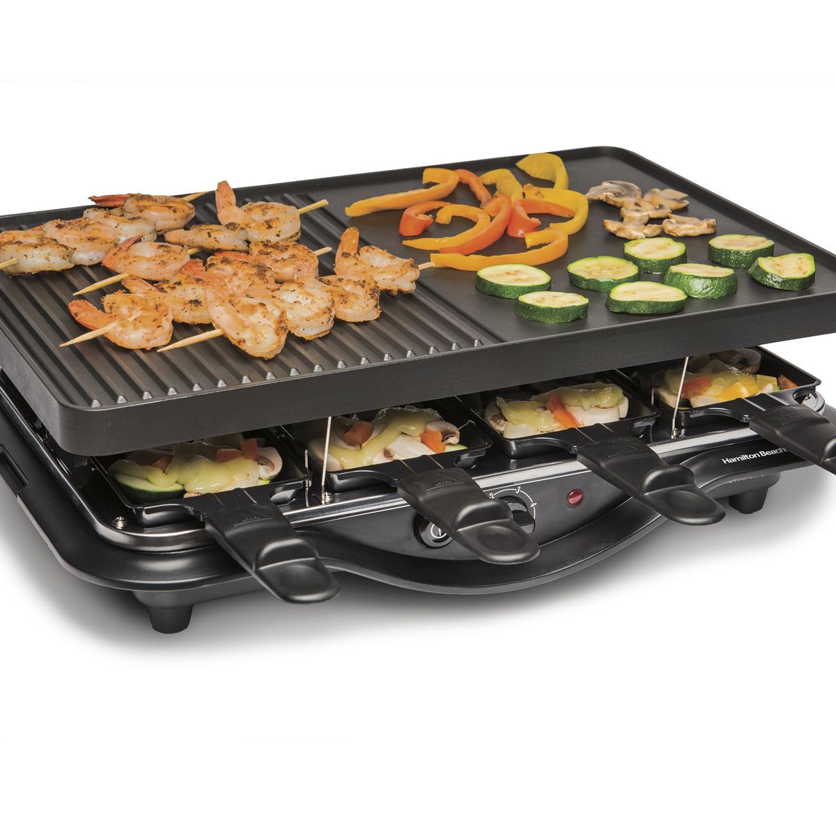 HAMILTON BEACH - Parrilla Eléctrica Raclette Hamilton Beach para 8 Personas 31612- mx Hamilton Beach