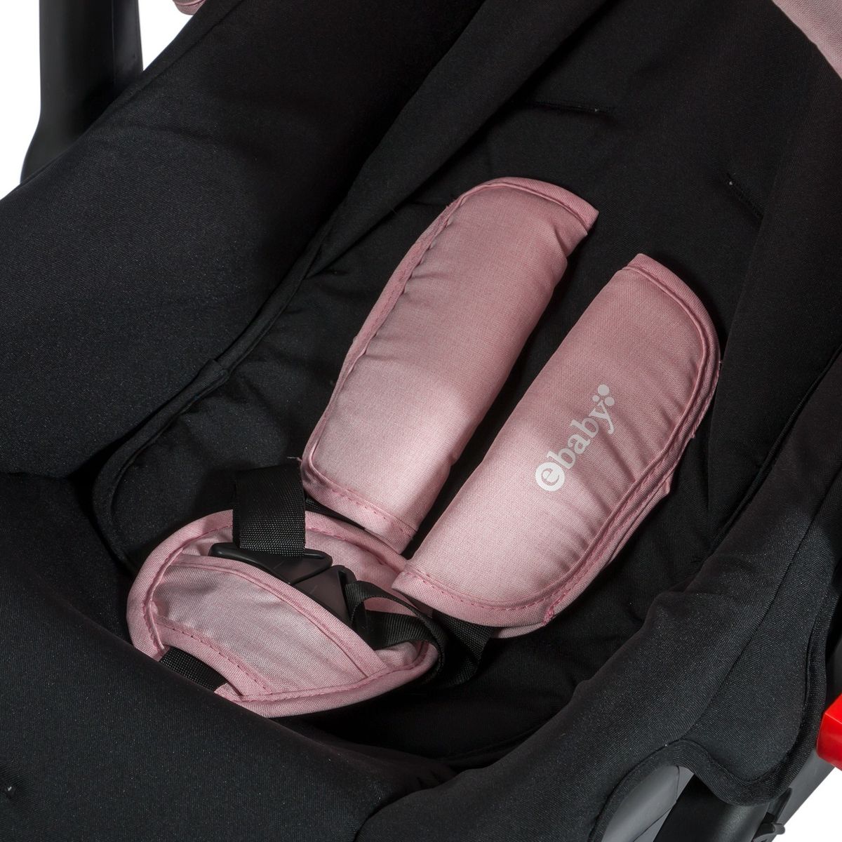 EBABY - Coche Maleta Ebaby Con Porta Bebe Reclinable Cubre pies