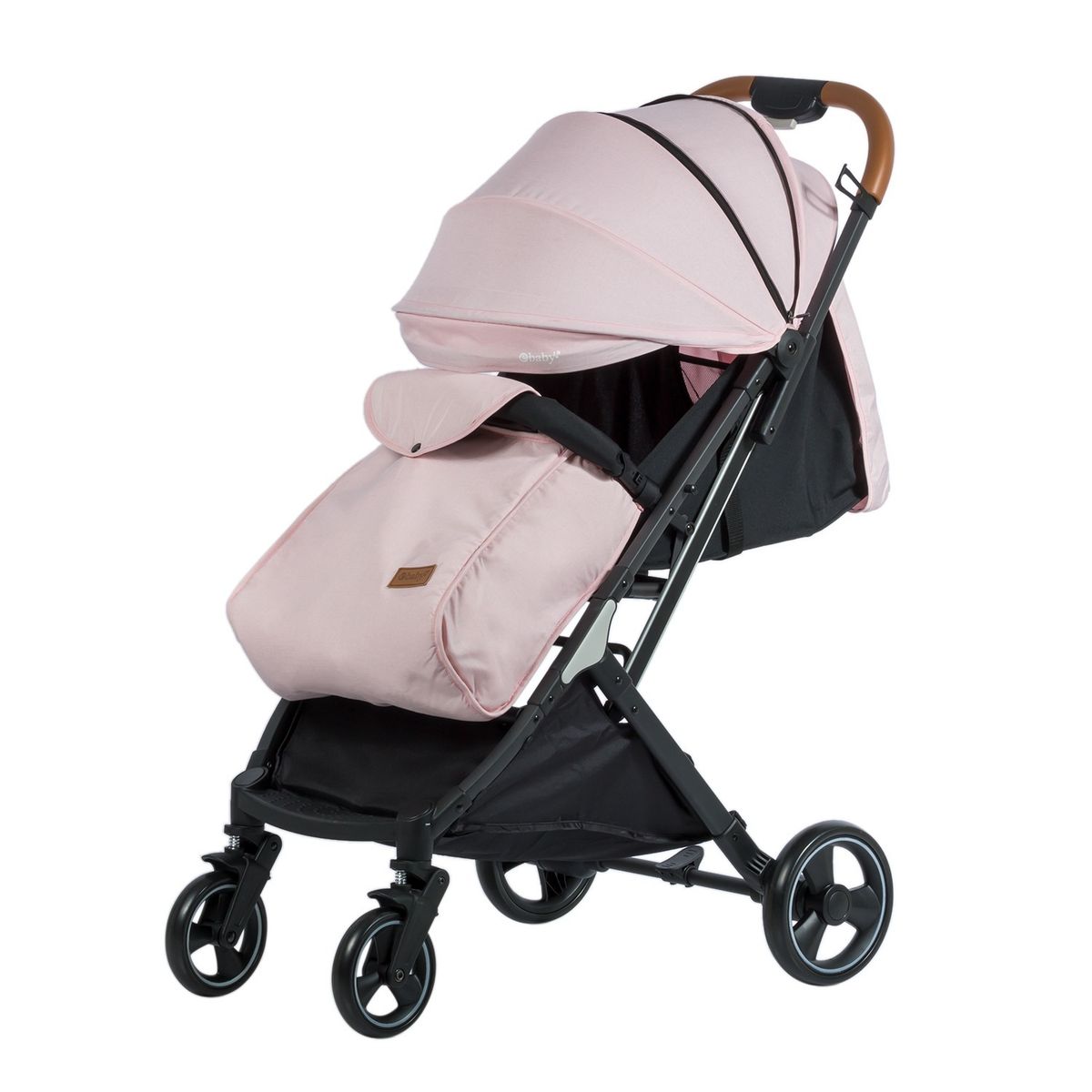 EBABY - Coche Maleta Ebaby Con Porta Bebe Reclinable Cubre pies