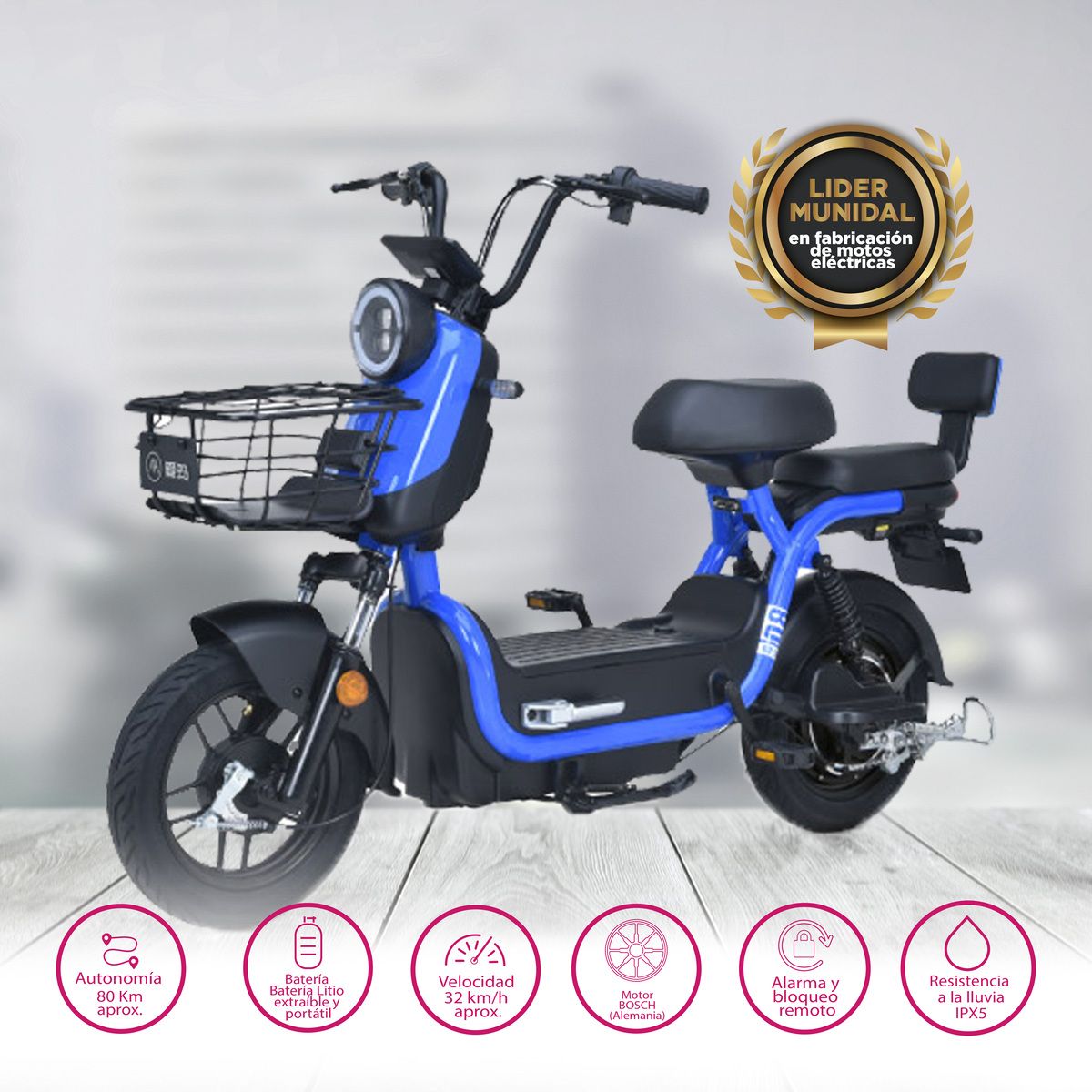 AIMA - Moto Electrica Aima Martin-AZUL