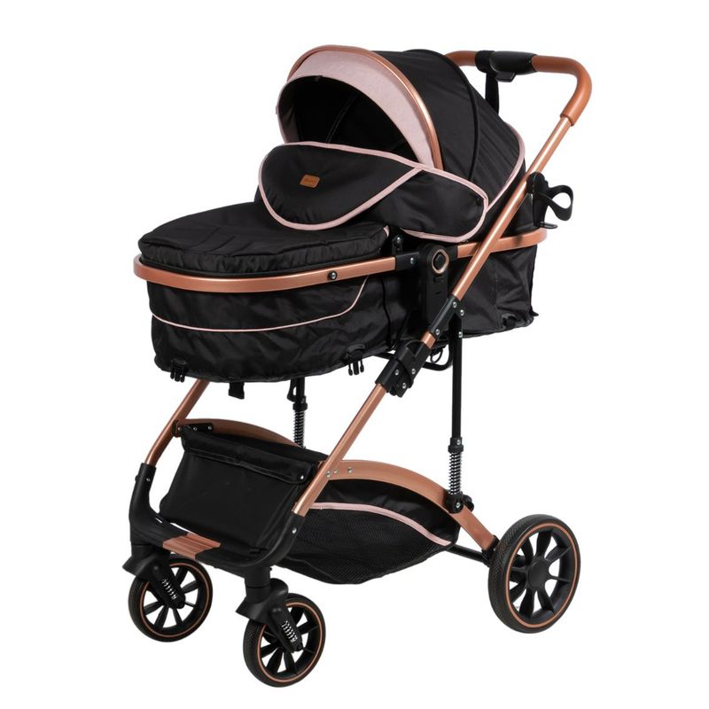 EBABY - Coche Para Bebe Moisés Plegable Extra Acolchado Ebaby