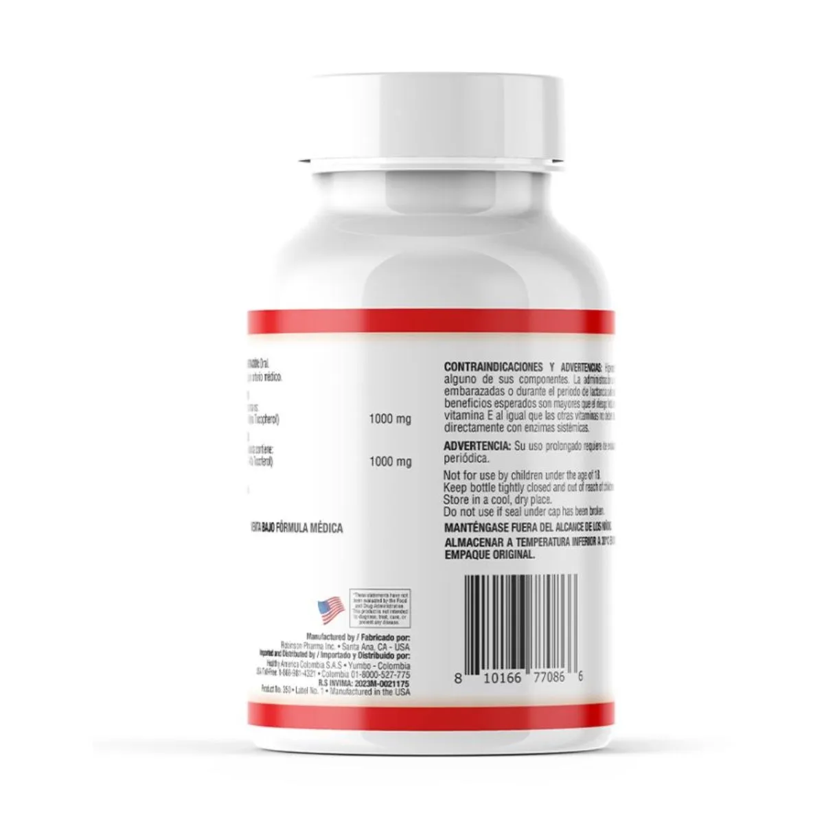 HEALTHY AMERICA - Supreme Vitamina E 1000IU D-Alpha Tocopherol 50 Caps Healthy