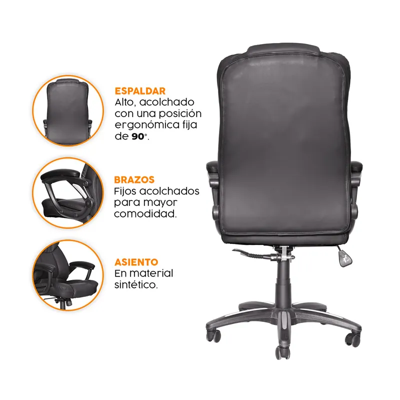 BONNO - Silla Escritorio City Negro BONNO Oficina
