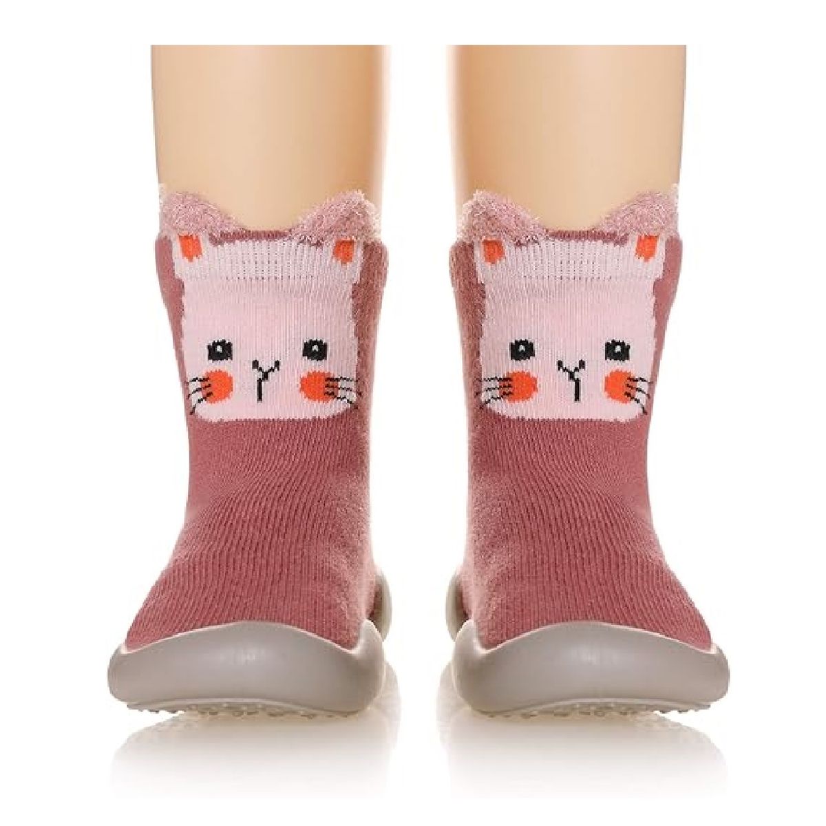 MUNDO BEBE - Medias Zapato Bebé Para Niño Niña Siliconada