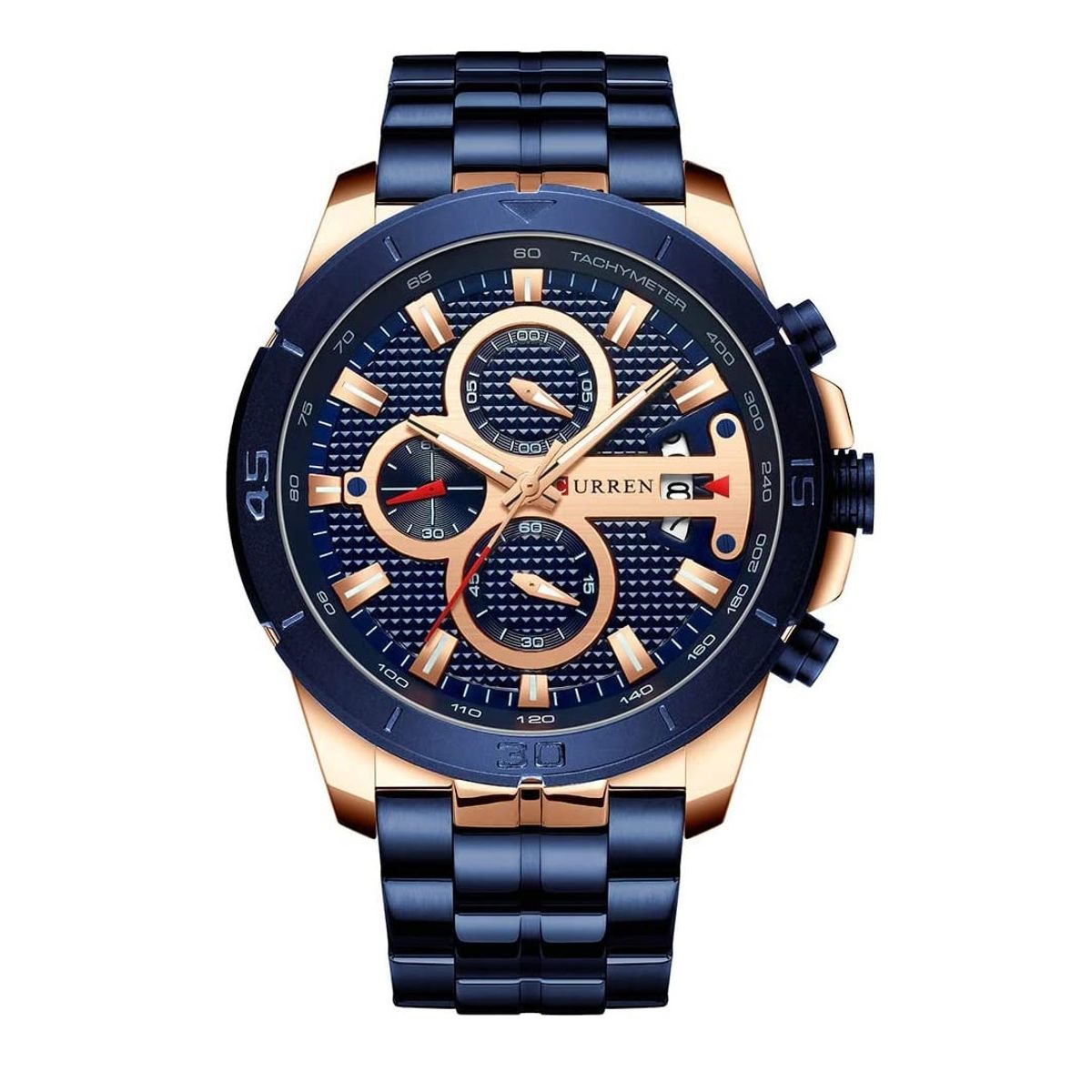 CURREN - Reloj CURREN 8337 Cronógrafo Para Hombre - Azul