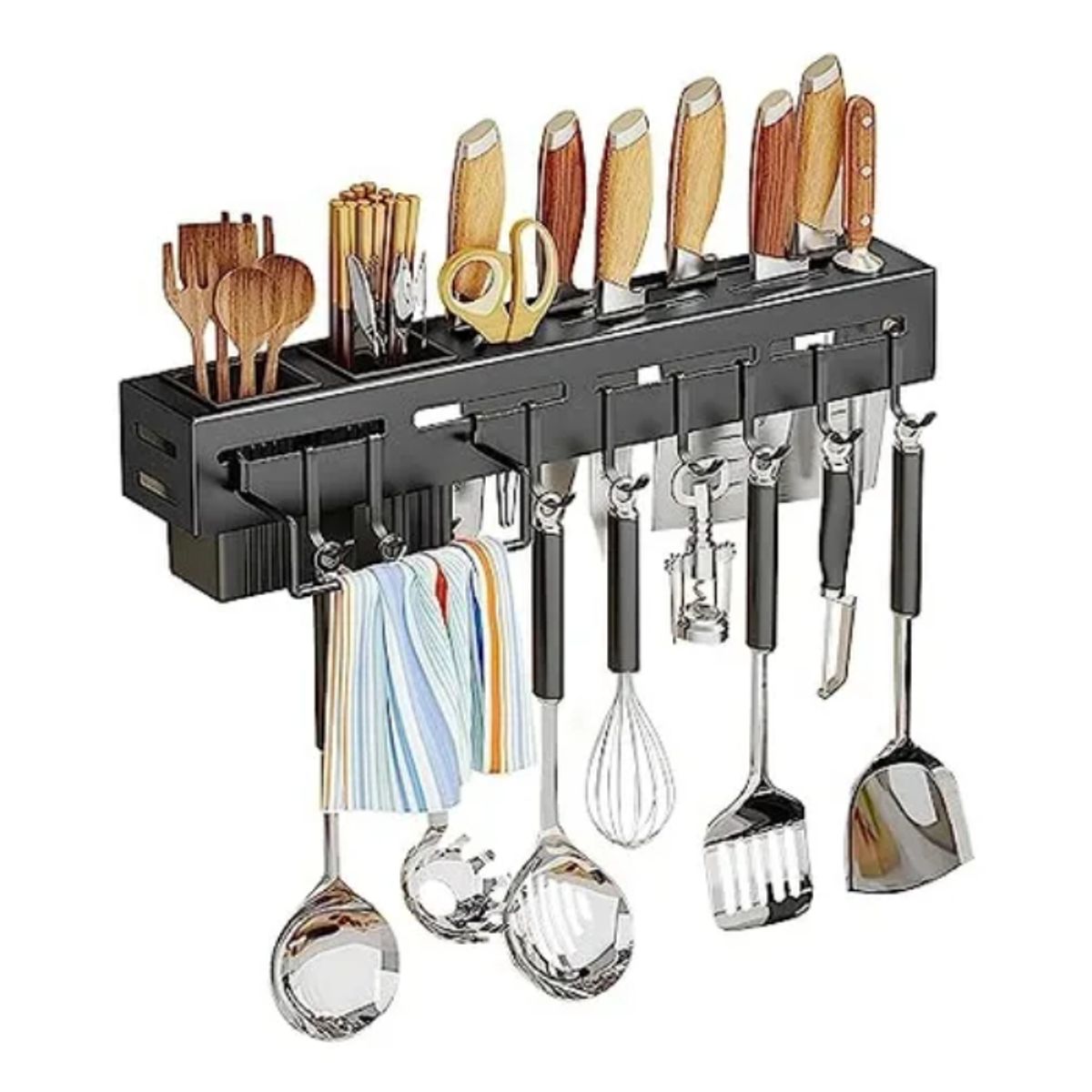 GENERICO - Organizador Utensilios Cuchillos Cubiertos De Pared Cocina