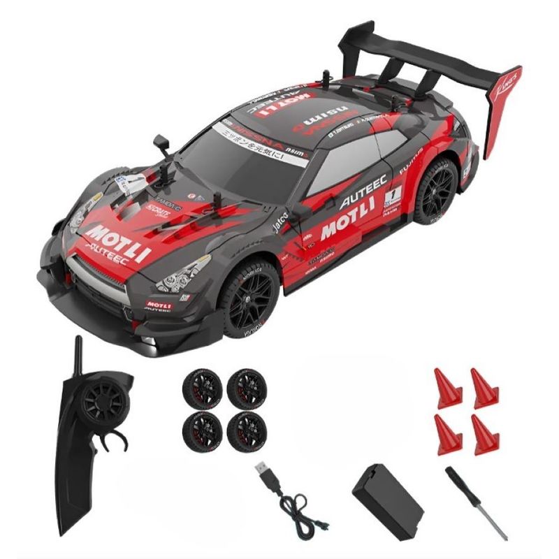 ZHOPI CO - Carro Control Remoto GT Drift Car RC 4WD Sport Ricing