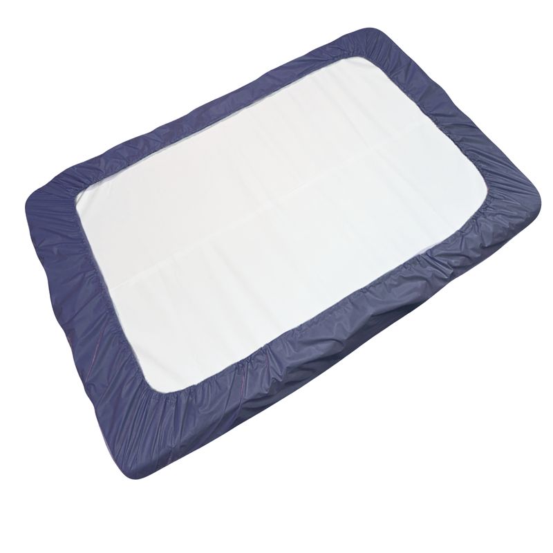 GENERICO - Protector de Colchón para Cuna Corral Colecho Suaviplast C4 Azul oscuro