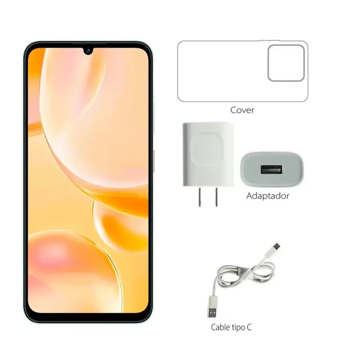 ZTE - Celular ZTE A55 1284GB Azul