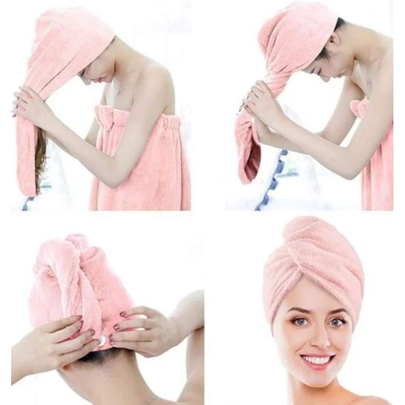 GENERAL - Toalla para cabello microfibra