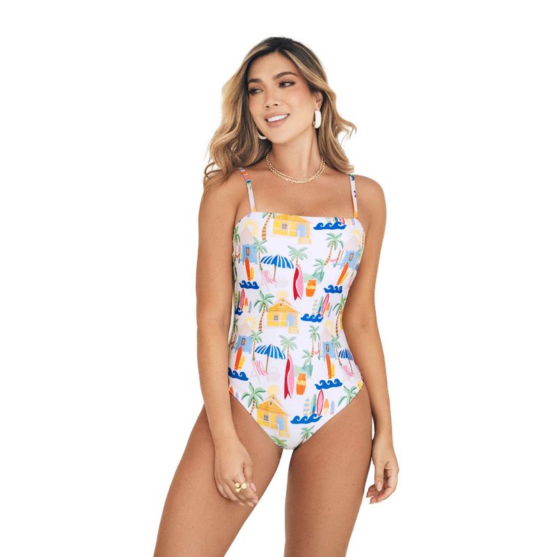 CHAMELA - Vestido De Baño Entero Estampado Chamela  46115