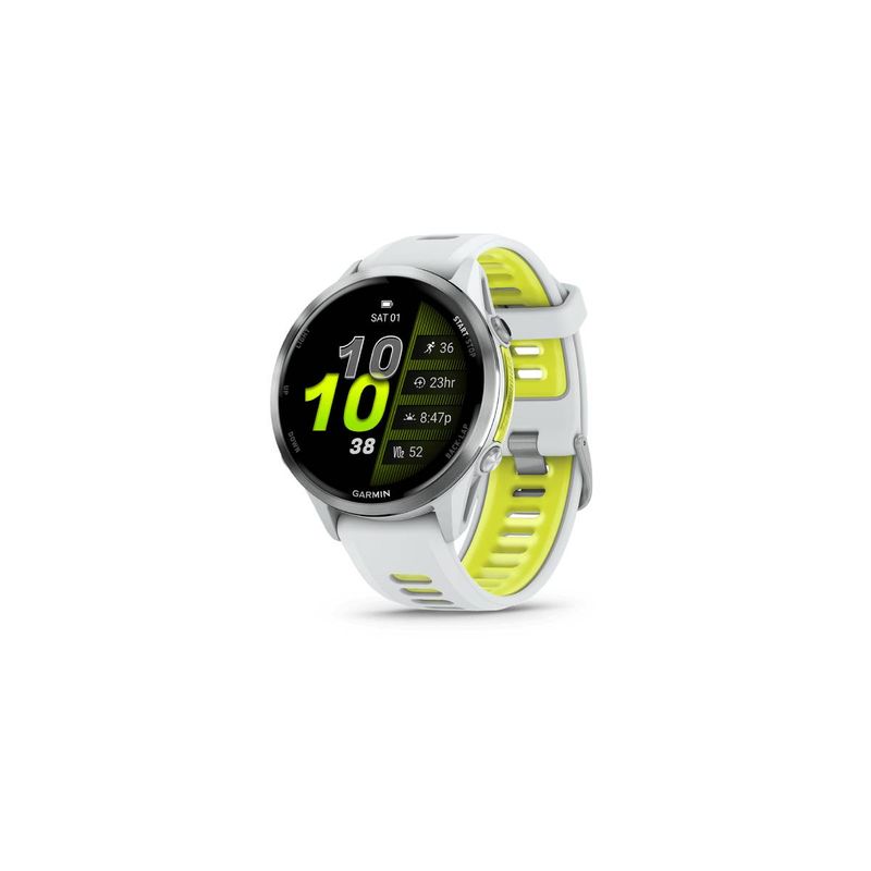 GARMIN - Smartwatch Garmin Forerunner 970 en color blanco perla con pantalla Amoled