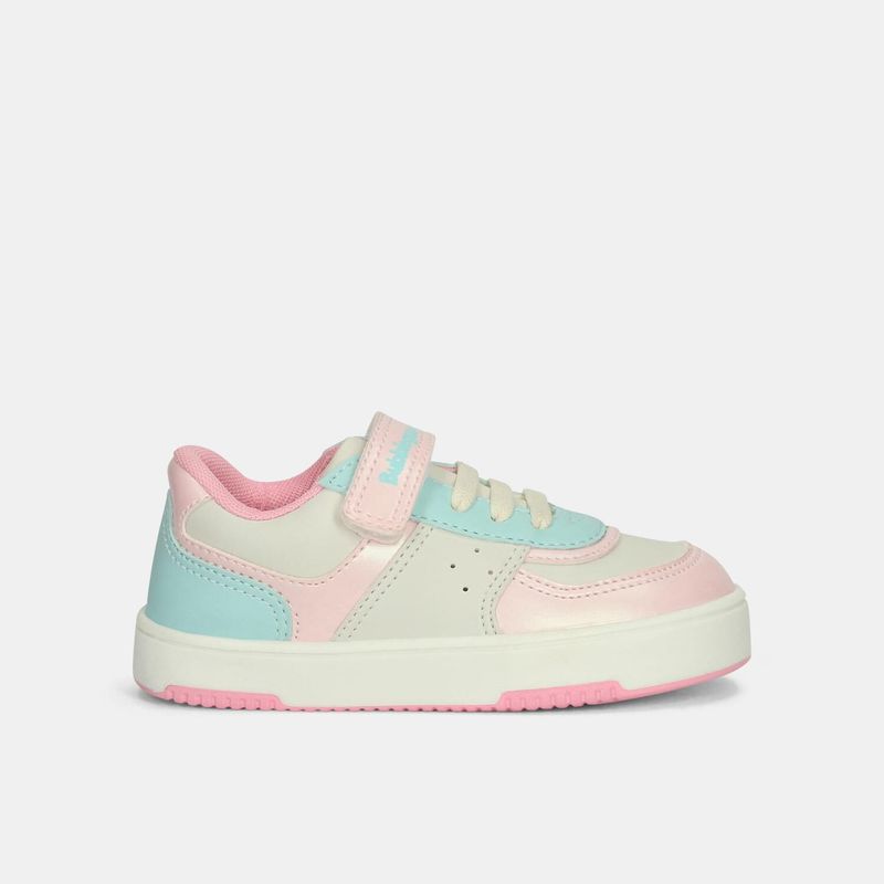 BUBBLE GUMMERS - Tenis Con Luces Infantil Para Niña Bubblegummers Azul Tiziana L 3Frozen 22-25