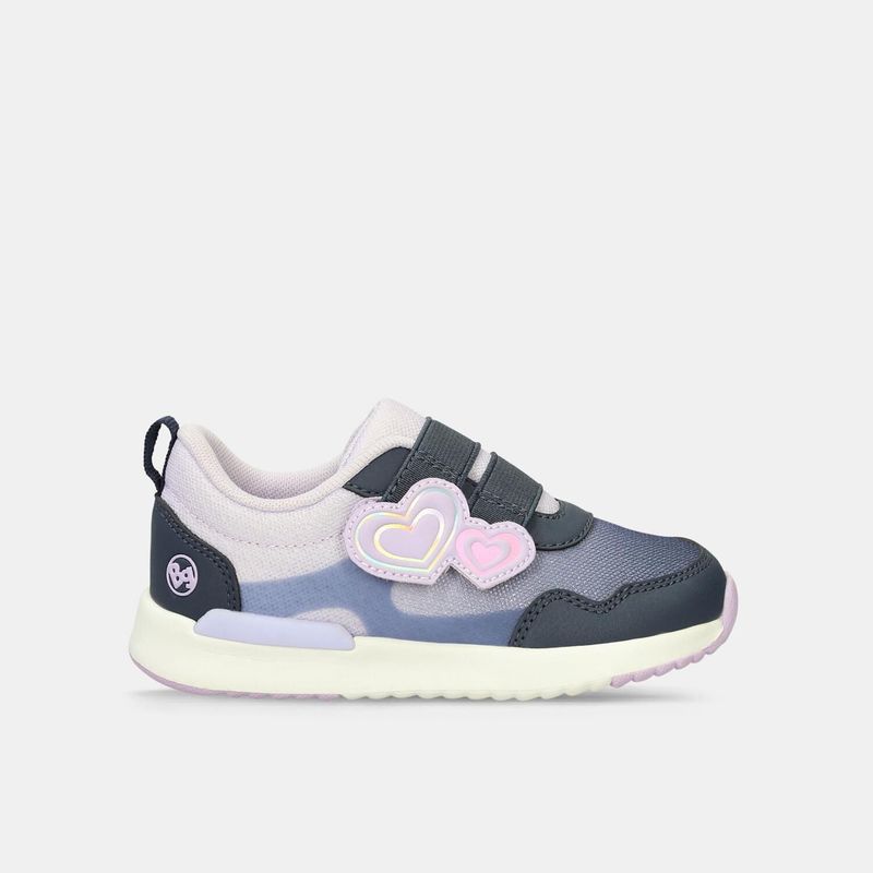 BUBBLE GUMMERS - Tenis Con Luces Infantil Para Niña Bubblegummers Azul Tiziana L 3Frozen 22-25