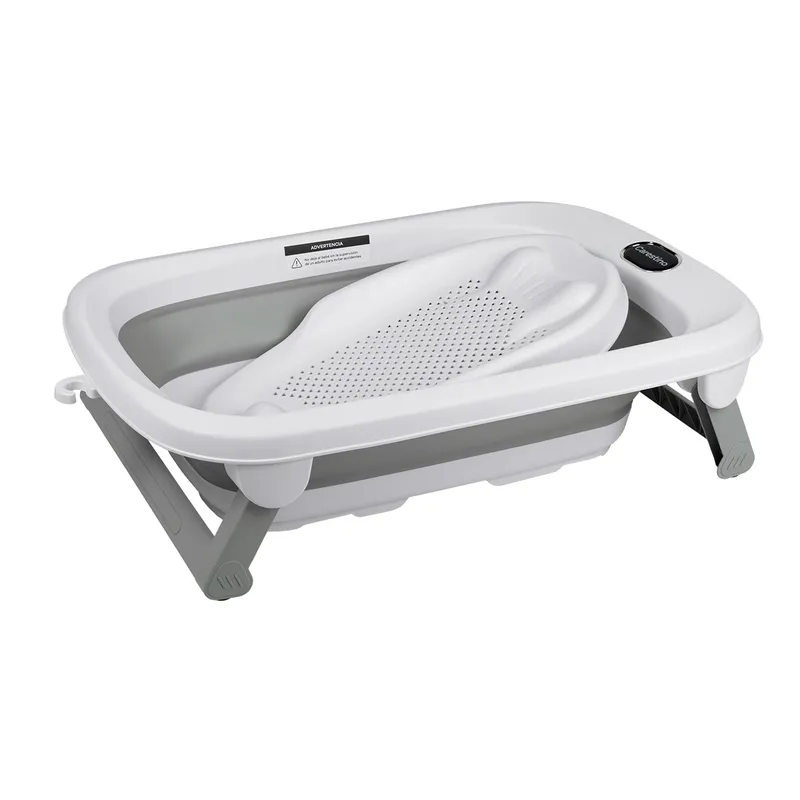 CARESTINO - Bañera Plegable Carestino Con Soporte Maui 40l Gris