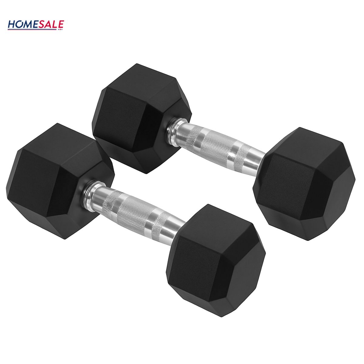 HOMESALE - HOMESALE - Kit 2 Pesas Hexagonales 15 libras 6 Kilos C/u 13.60 kg en Total