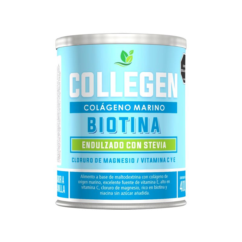 GENERICO - Colágeno Marino Collegen Con Biotina Lata X 400 Gr