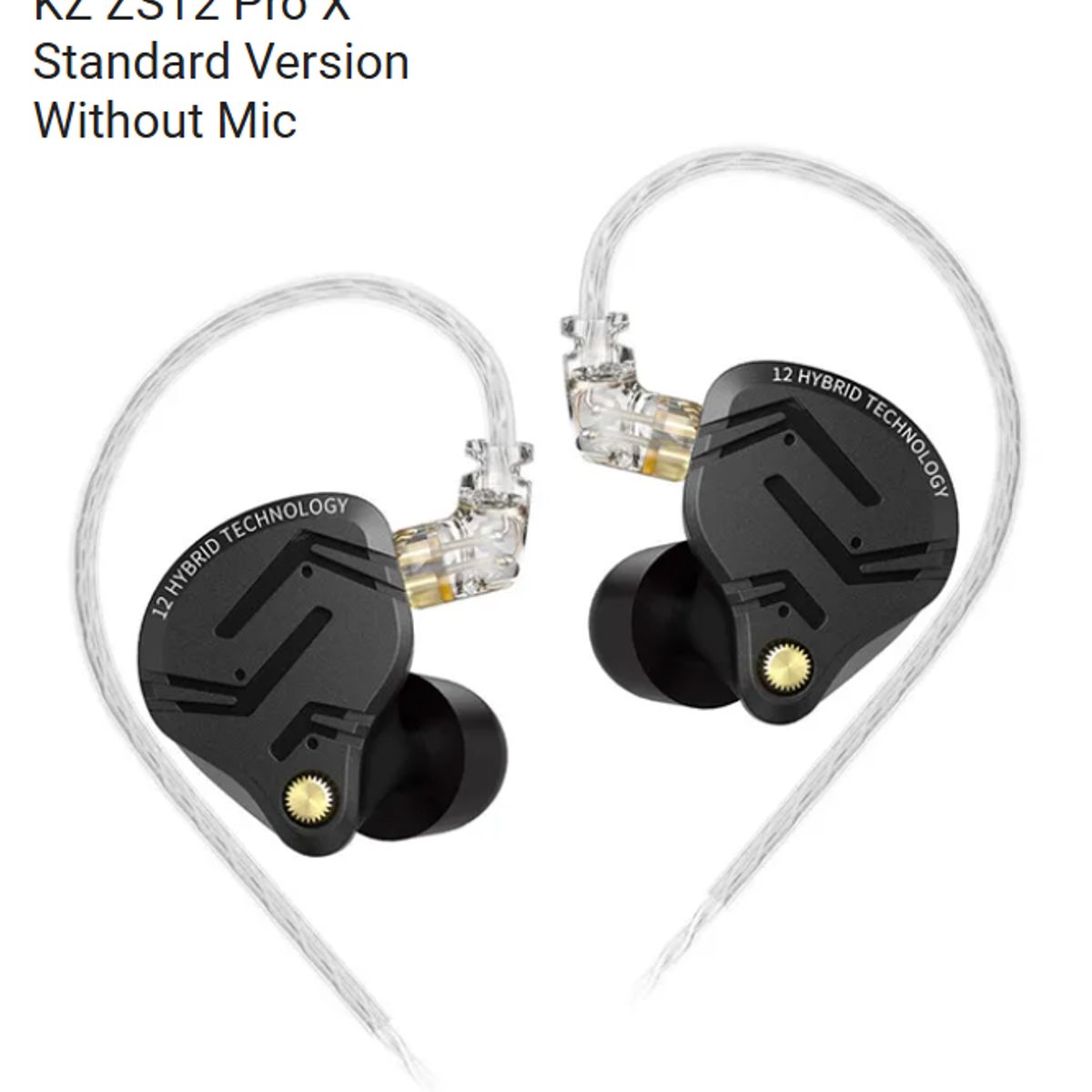 KZ - Audífonos KZ ZS12 PRO X