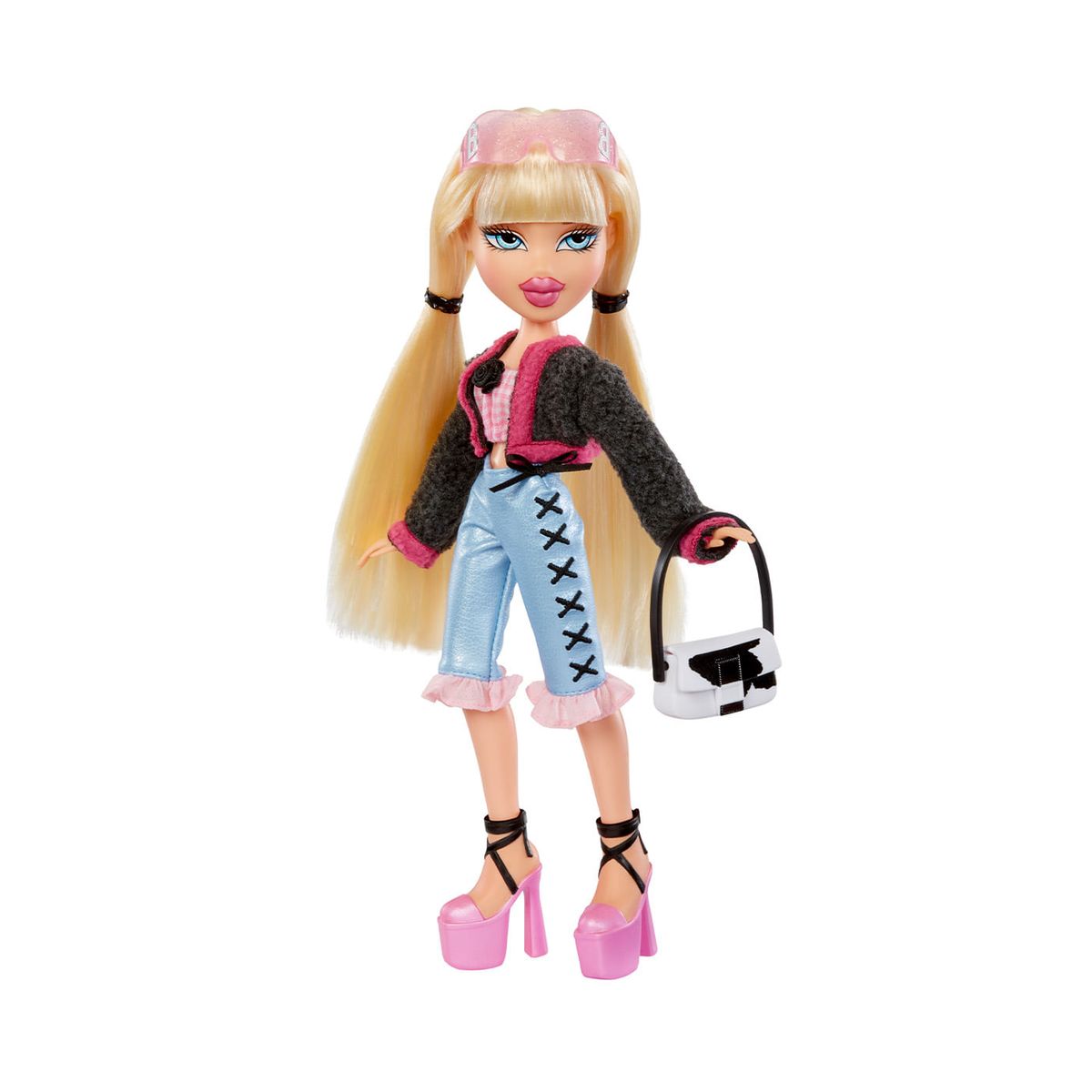 BRATZ - Muñeca Bratz Going Out Cloe con Maquillaje Brillante y Cabello Fácil de Peinar