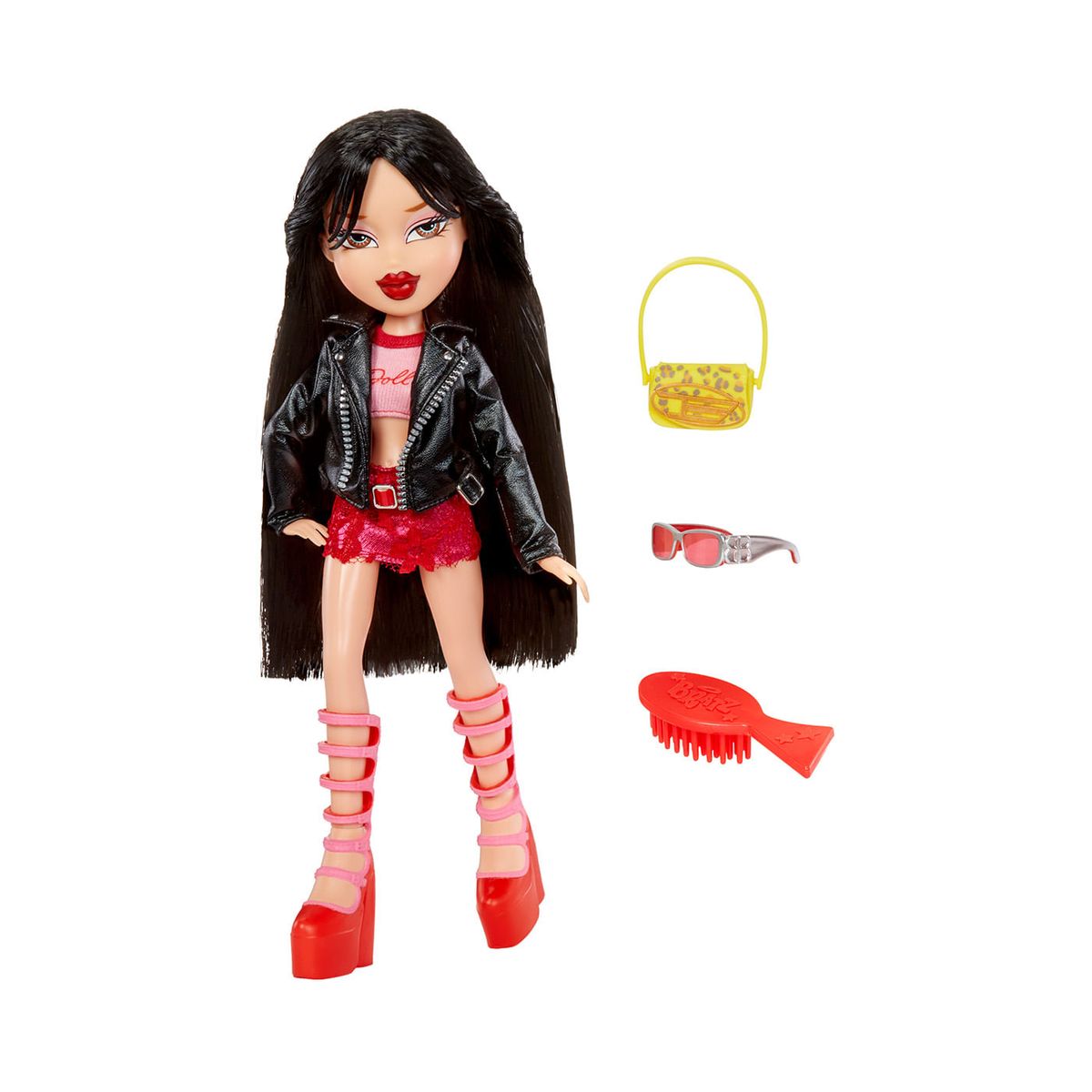BRATZ - Muñeca Bratz Going Out Jade Estilo Urbano con Accesorios