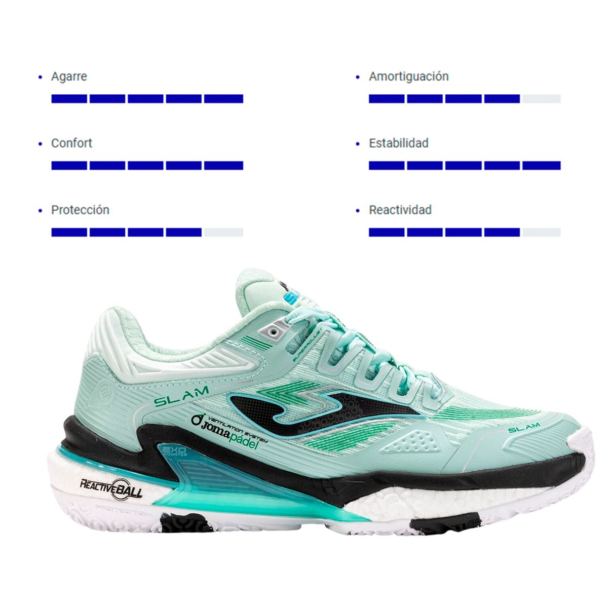 JOMA - Zapato Mujer de Tenis Joma Slam