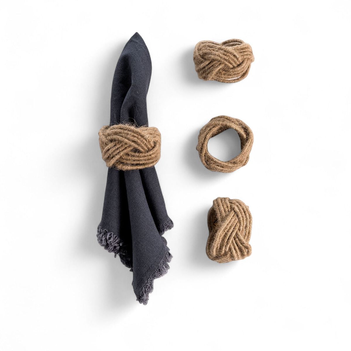 AMBIENTE GOURMET - Aros de servilleta nudo setx4