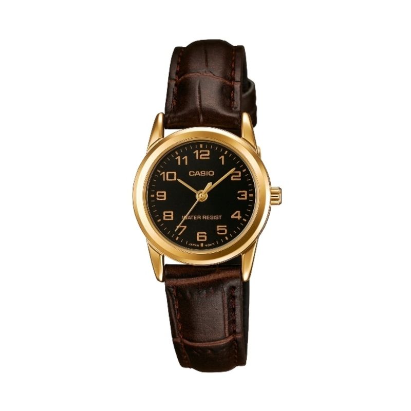 CASIO - Reloj Casio LTP-V001GL-1B Cafe Para Dama