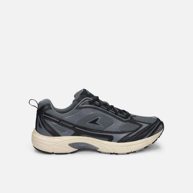 POWER - Tenis Deportivos Para Hombre Power Gris Zeta Relic