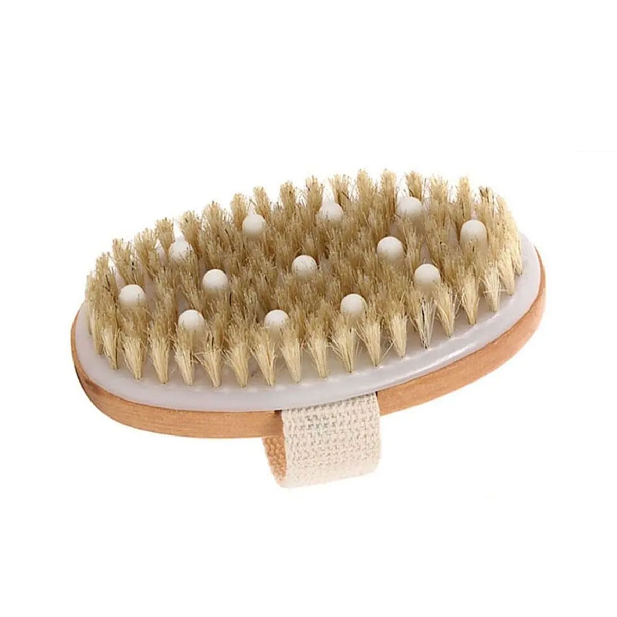 GENERICO - Cepillo Exfoliante Corporal Baño Piel Seca Ecológico Bambú