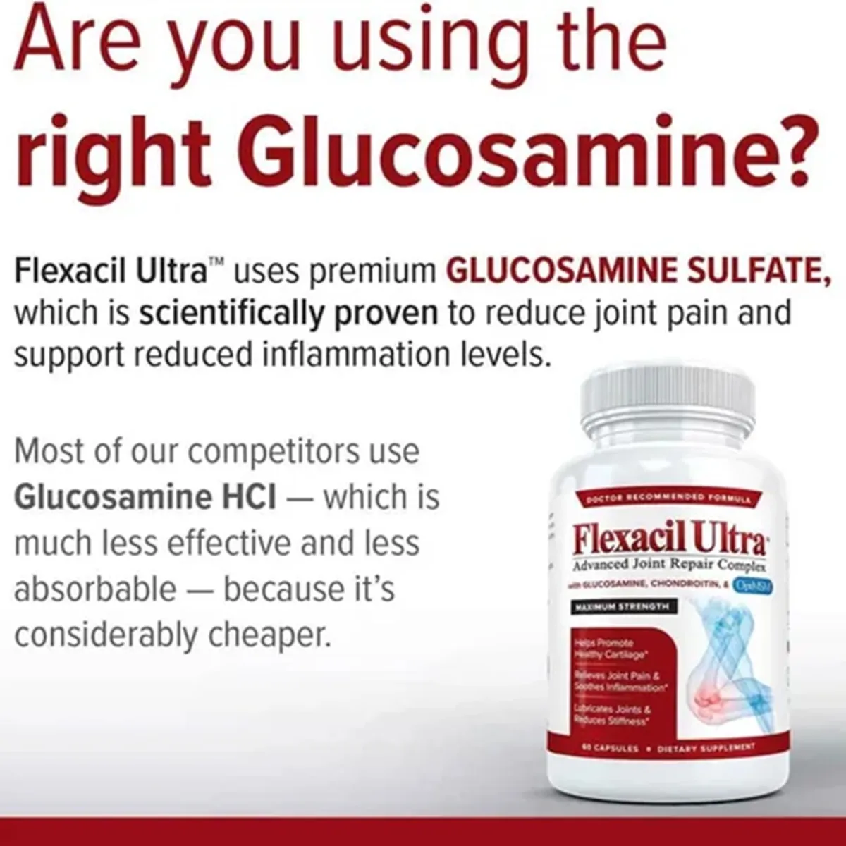 GENERICO - FLEXACIL ULTRA MEJORA LAS ARTICULACIONES ARTRITIS ARTROSIS