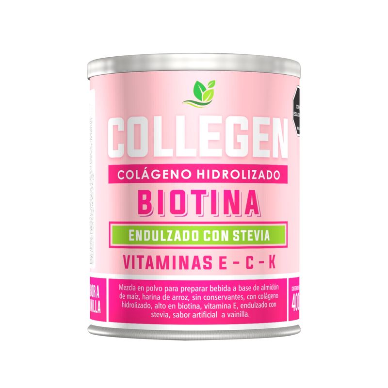 GENERICO - Colágeno Hidrolizado Collegen Con Biotina Lata X 400 G