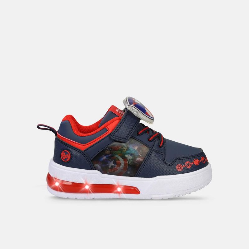 MARVEL - Tenis Para Niño BubblegummersMarvel Azul Napoleon L 1Avengers