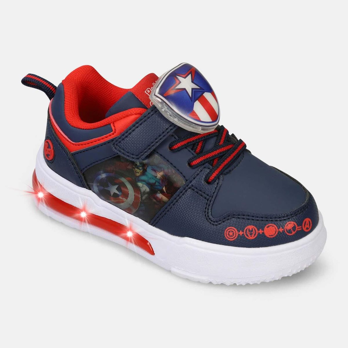 MARVEL - Tenis Para Niño Bubblegummers/Marvel Azul Napoleon L 1Avengers