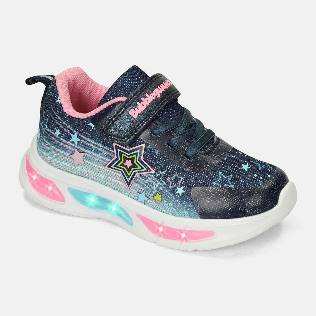 BUBBLE GUMMERS - Tenis Con Luces Para Niña Bubblegummers Violeta Universal Demian