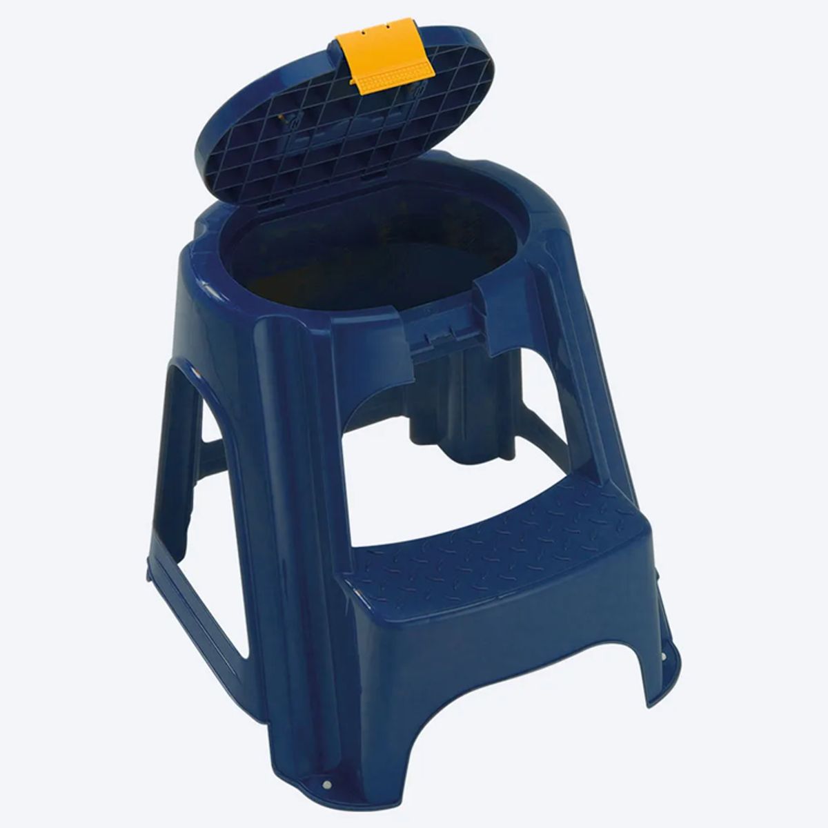 RIMAX - Escalesilla Rimax de 2 Niveles con Tapa Organizadora Azul Petróleo 5291
