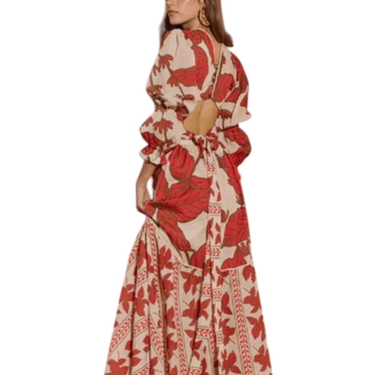 MARAMAR - VESTIDO LARGO DE MANGAS