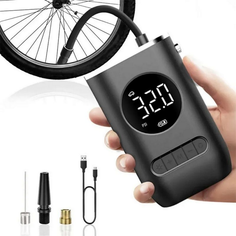 DAYOSHOP - Inflador De Llanta Portable Mini Compresor Carro Moto Balon