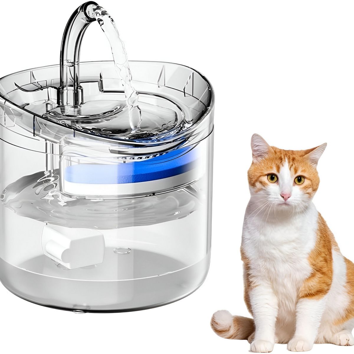 DAYOSHOP - Fuente Bebedero Agua Mascotas Silencioso Con Filtro