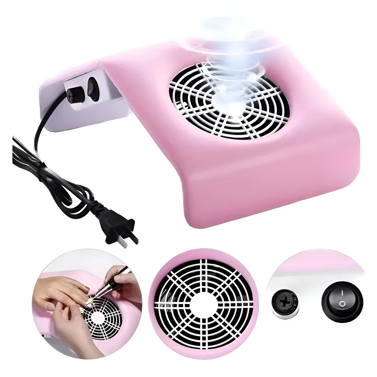 DAYOSHOP - Extractor De Polvo Acrilico Aspiradora Depolvo Para Manicura
