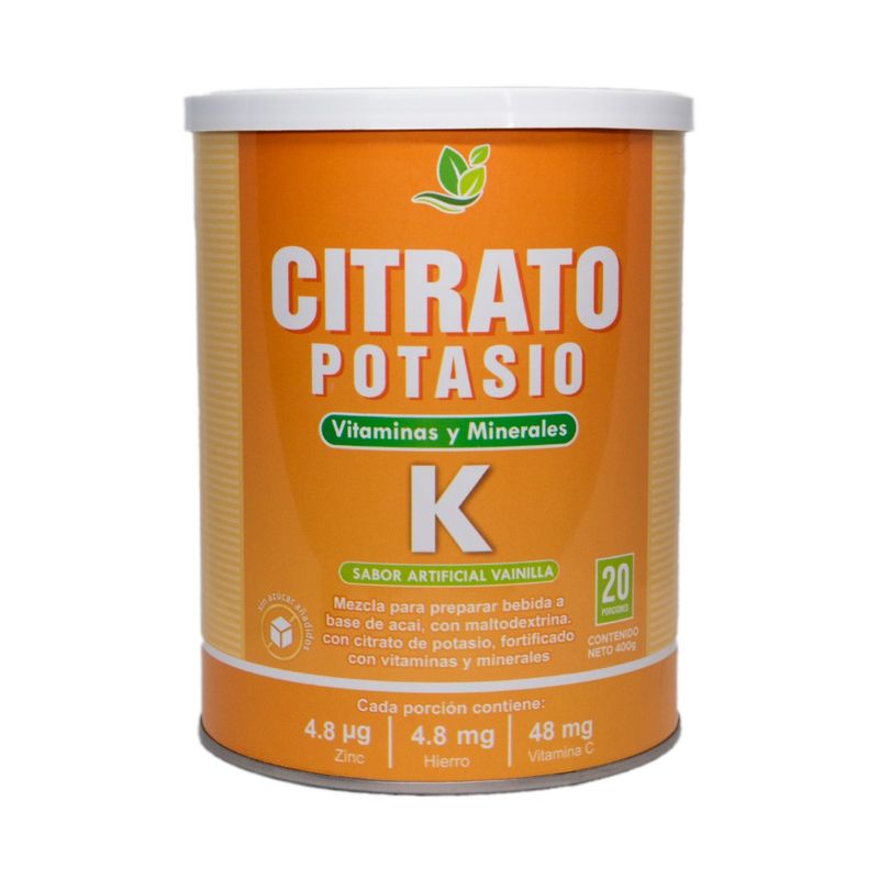GENERICO - Citrato De Potasio Collegen Vainilla Tarro x 400 gr