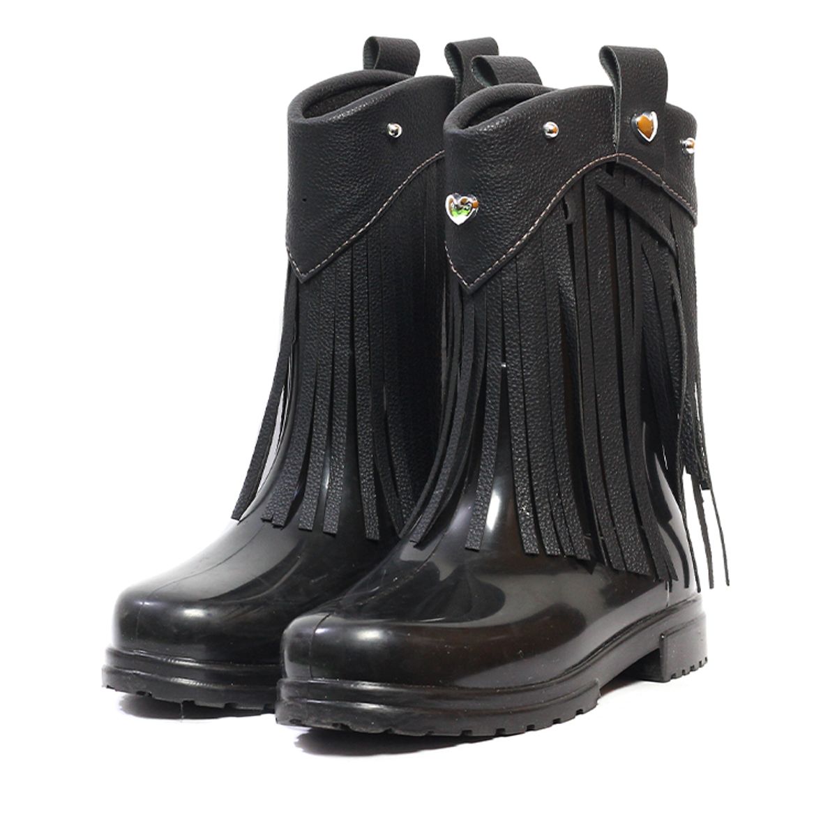 INCO - Botas Lluvia Niña Negro Hanna Gispy