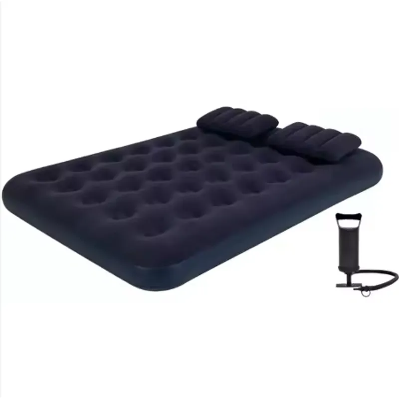 GENERICO - Colchón De Cama De Aire Inflable Con Almohadas y Bomba De Mano